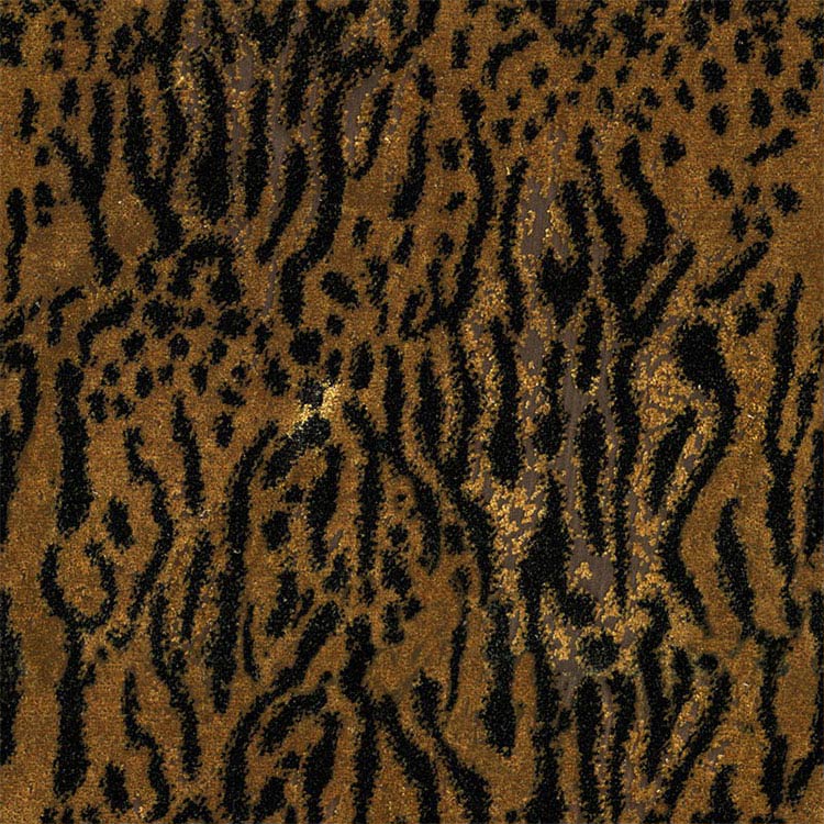 780GSM Wysoka wysokiej jakości pasek Tiger Tiger Jacquard wycięty aksamitna tkanina